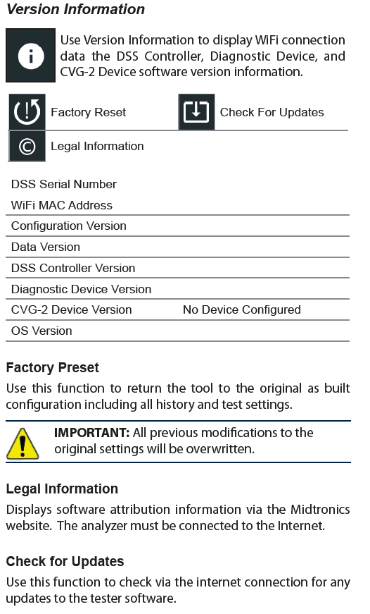 Version Information